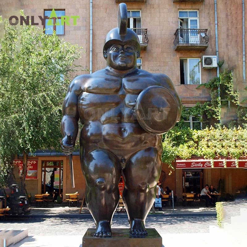 Famous Bronze Fernando Botero Sculptures Reproductions Sitting Fat Lady Statue