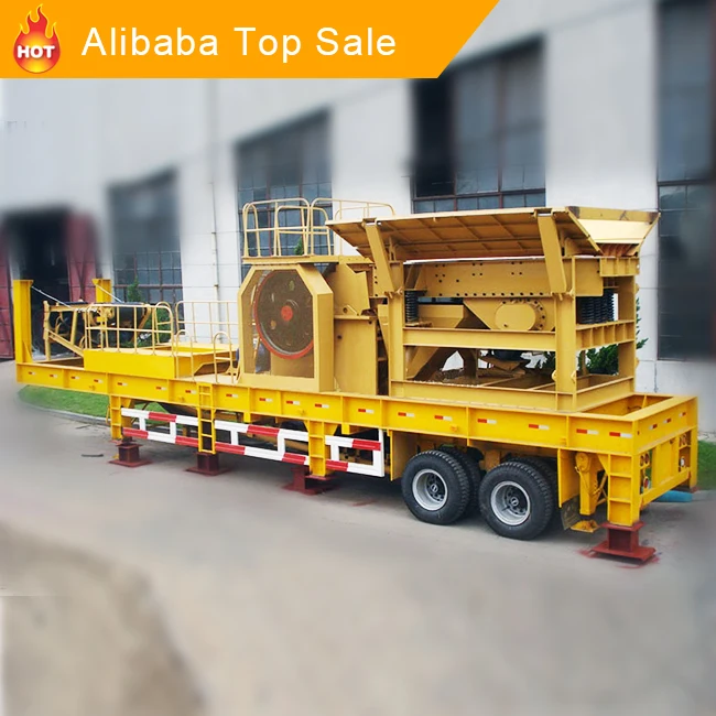 Production Line Station China Track Crush Plant Mobile Jaw Crusher