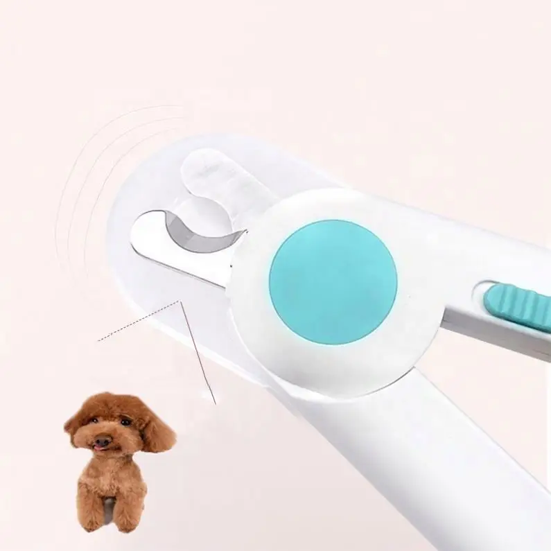 
LED Light Pet Nail Clippers Great for Trimming Cats & Dogs Nails & Claws with 5X Magnification Quick-Clip and Steal Blades 