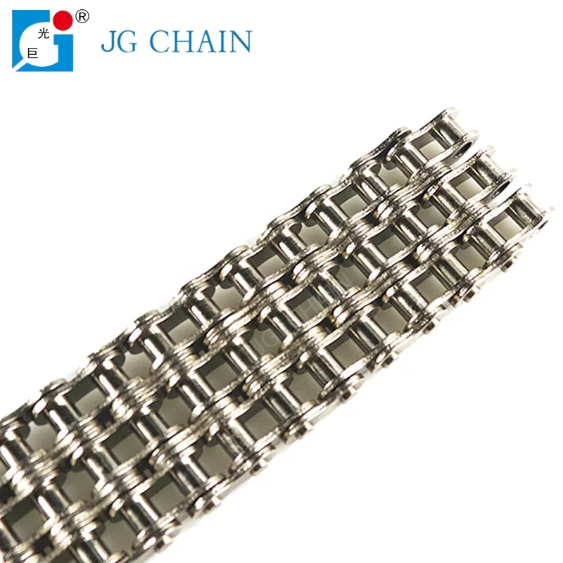 Standard 12A Stainless Steel Triplex three-row industrial chain