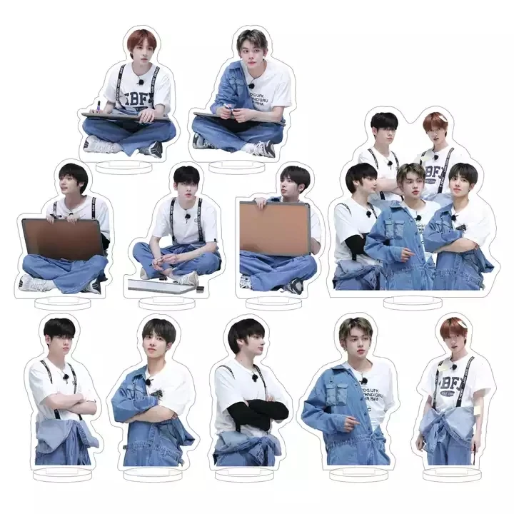 Wholesale Kpop Idol Merchandise  TXT Transparent Standee Acrylic Stand
