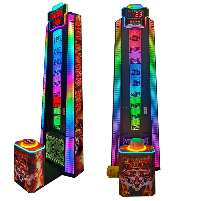 Popular Carnival Coin Operated Full New Design Ticket Redemption Hammer King Arcade Sport Game Machine for Shopping Mall