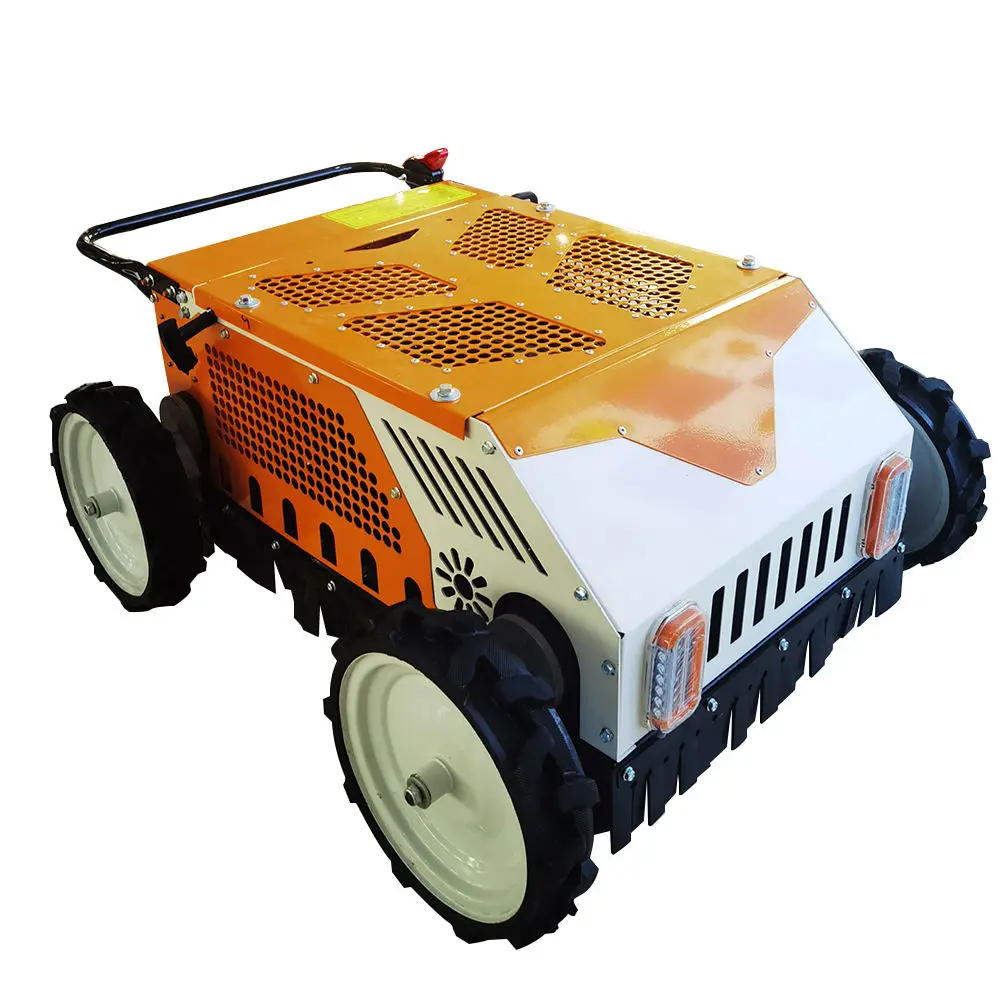 Wholesale Remote Automatic Battery Electric Lawn Mower Robot Control Lawn Mower In Stock
