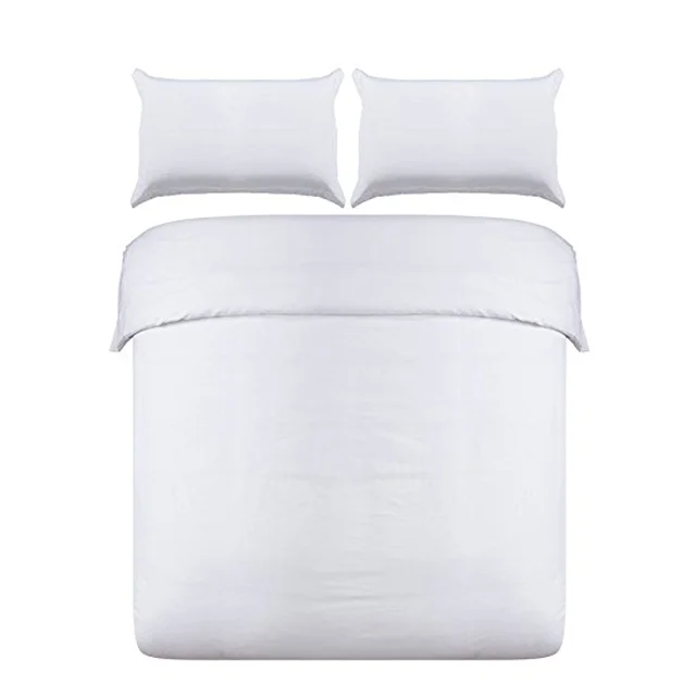 White Polyester Cotton Wholesale Bedding Sets Complete Bed Linen for Hotels Used