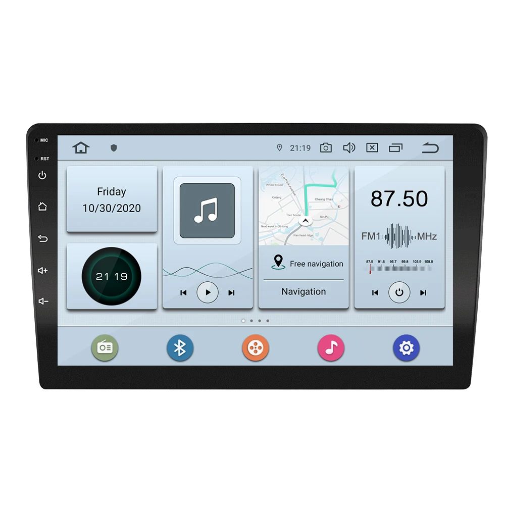
1 din car dvd player android 10.0 radio with carplay wifi capacitive touch screen gps navigator for universal car 