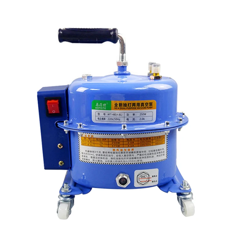 Double Stage Vacuum Pump Air Conditioner Vacuum Pump with vacuum gauge