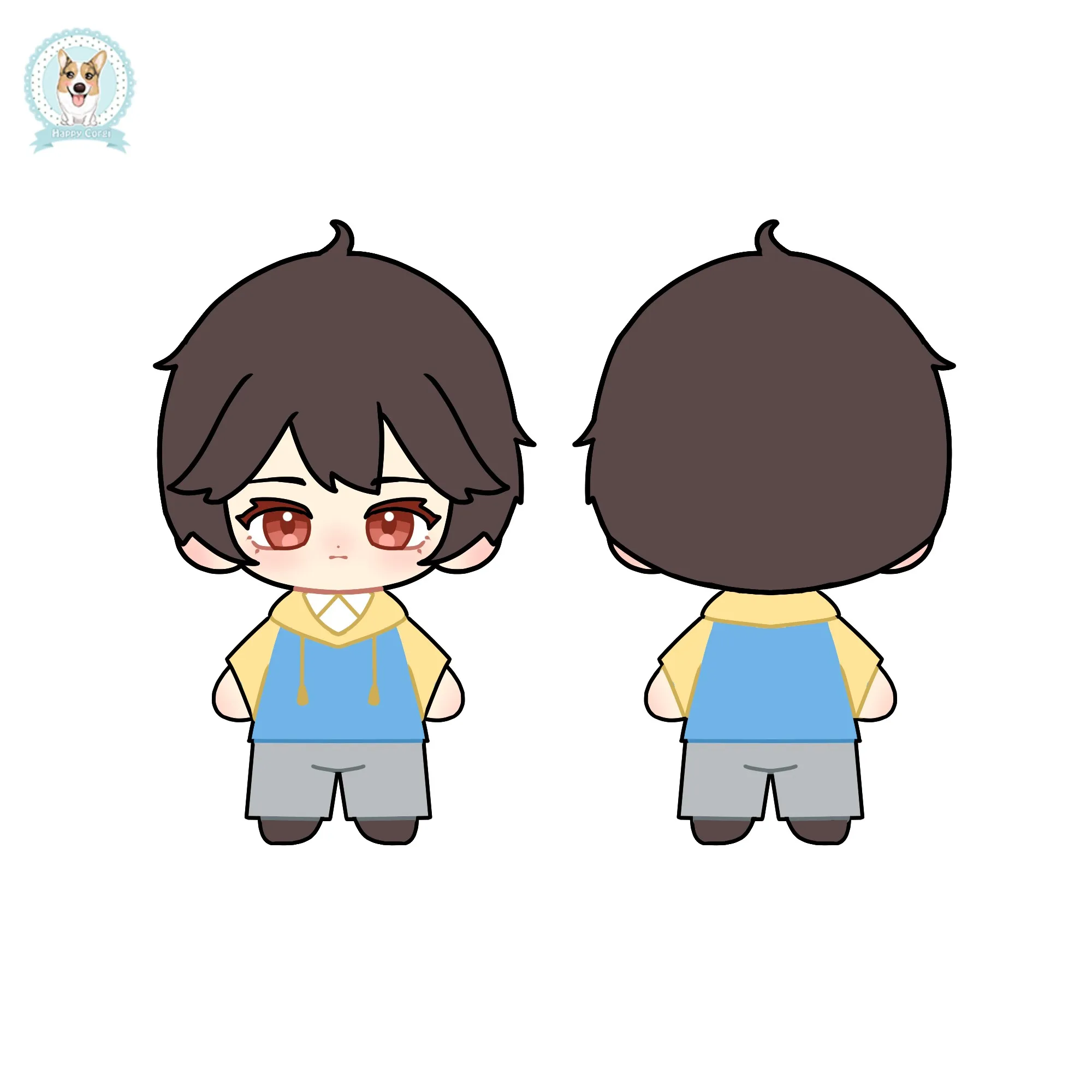 Personalized Plush Toy Manufacturer Standing 10cm Plush Doll Create Your Own Unique Custom Plush Figure Toys