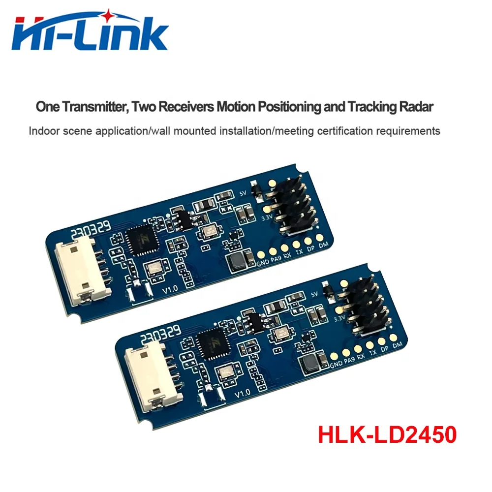 Hi-Link HLK-LD2450 mmWave Human Micro-Motion Radar Ranging and Speed Tracking Sensor Module