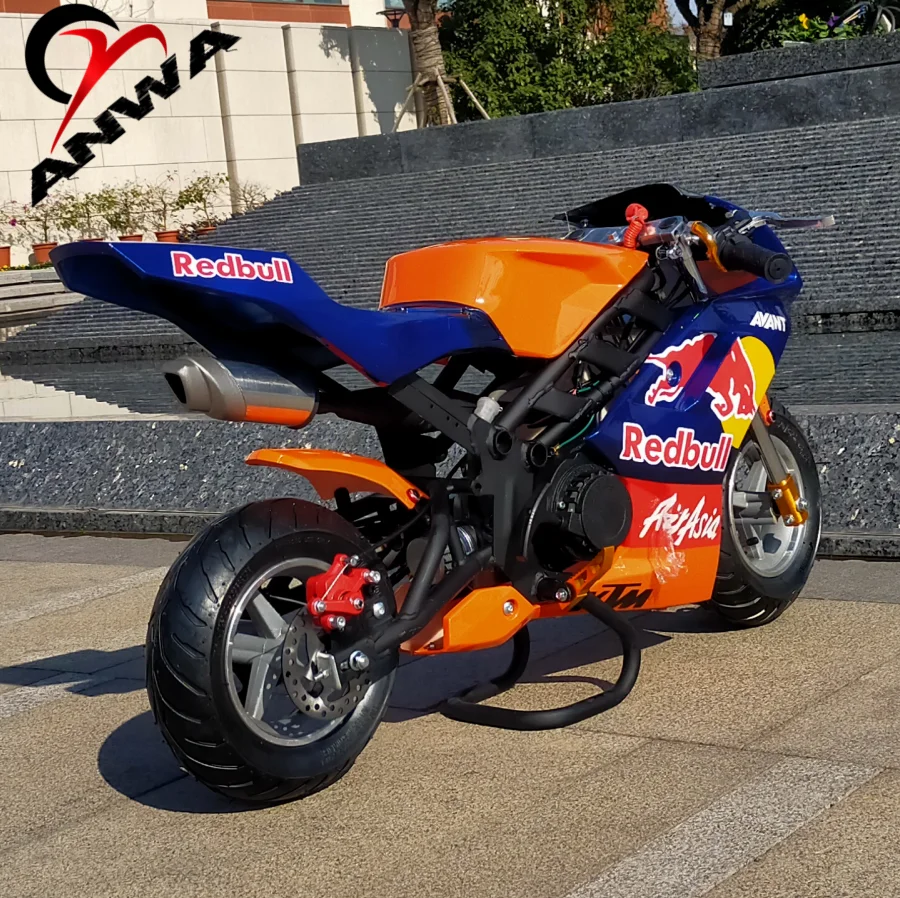 Kids Mini Pocket Dirt Bike 49cc Mini Motorcycle Gas power Cross Pocket Bike