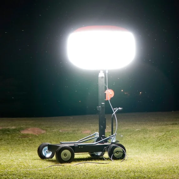 Safety Area Trolley Lighting Glare Free Lights Tower Cart Factory With Rich OEM/ ODM Experience