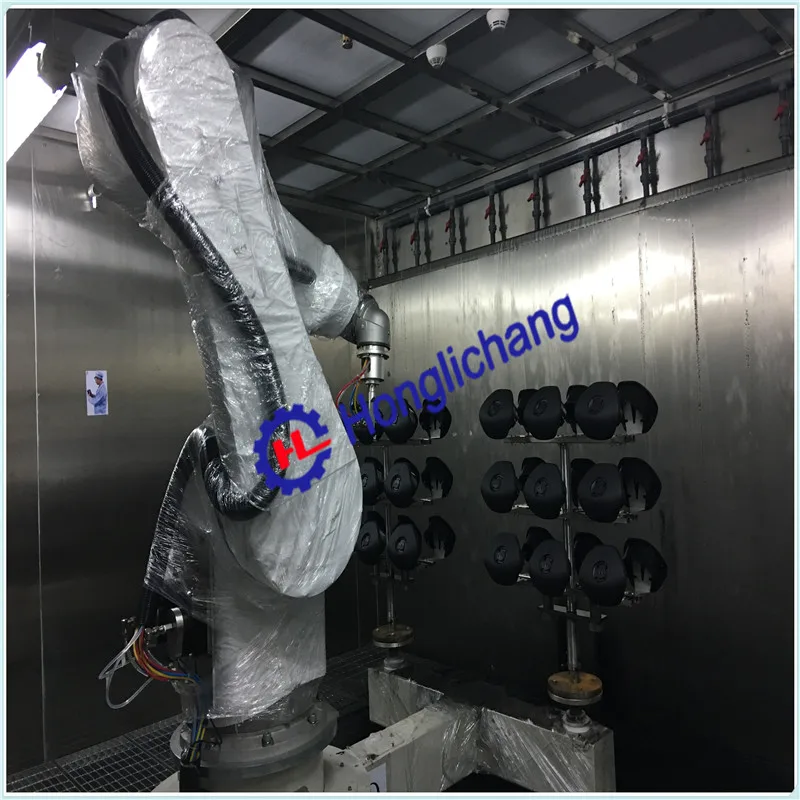 High Gloss Automotive Paint Line with Robot Spray for Car Air Bags