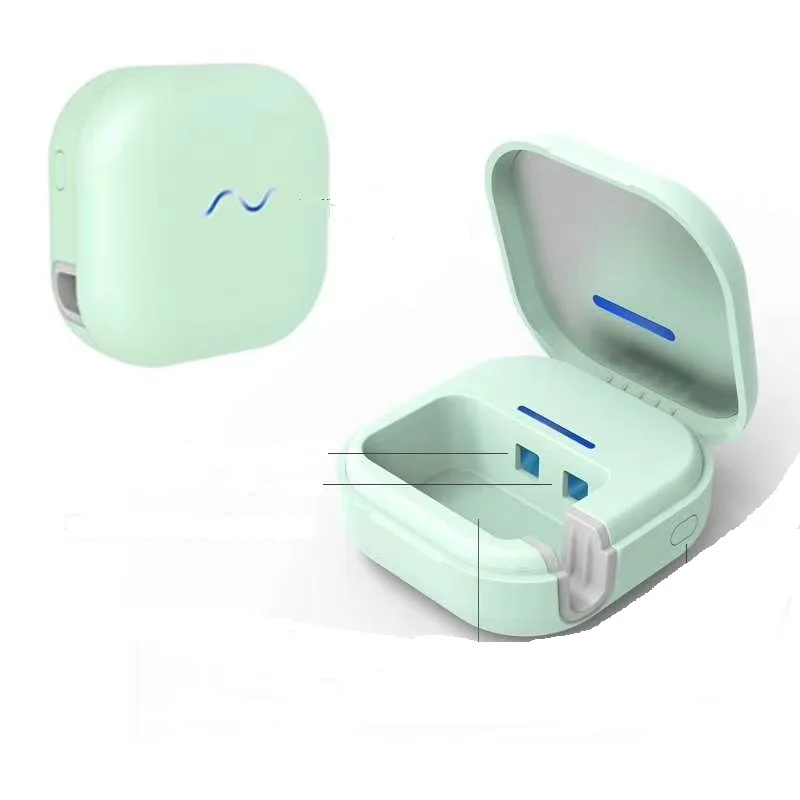 2022 new trending household oral care travel portable Mini Disinfection UVC toothbrush Sterilizer Box