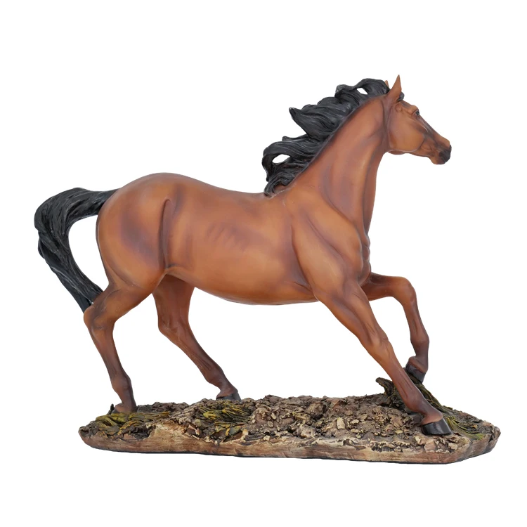 resin brown running horse tnlp,Running horse pendulum ornaments,Resin Table Top