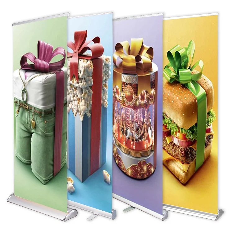 Economy roll up standee ,banner stand roll up,standee roll up