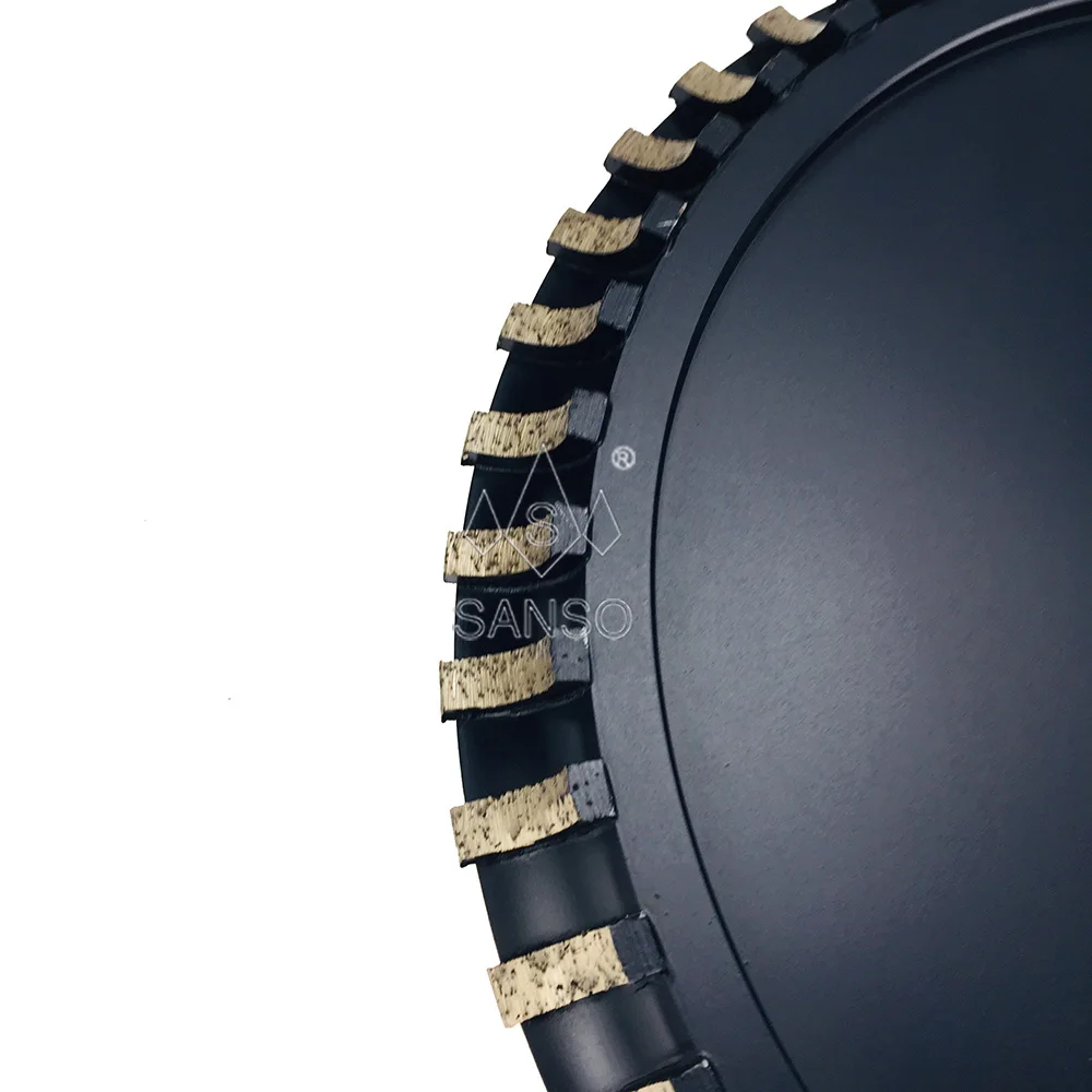 High Efficiency Silver Brazed Stone Edge Profile Wheel Diamond Grinding Profiling Wheel for Granite Marble