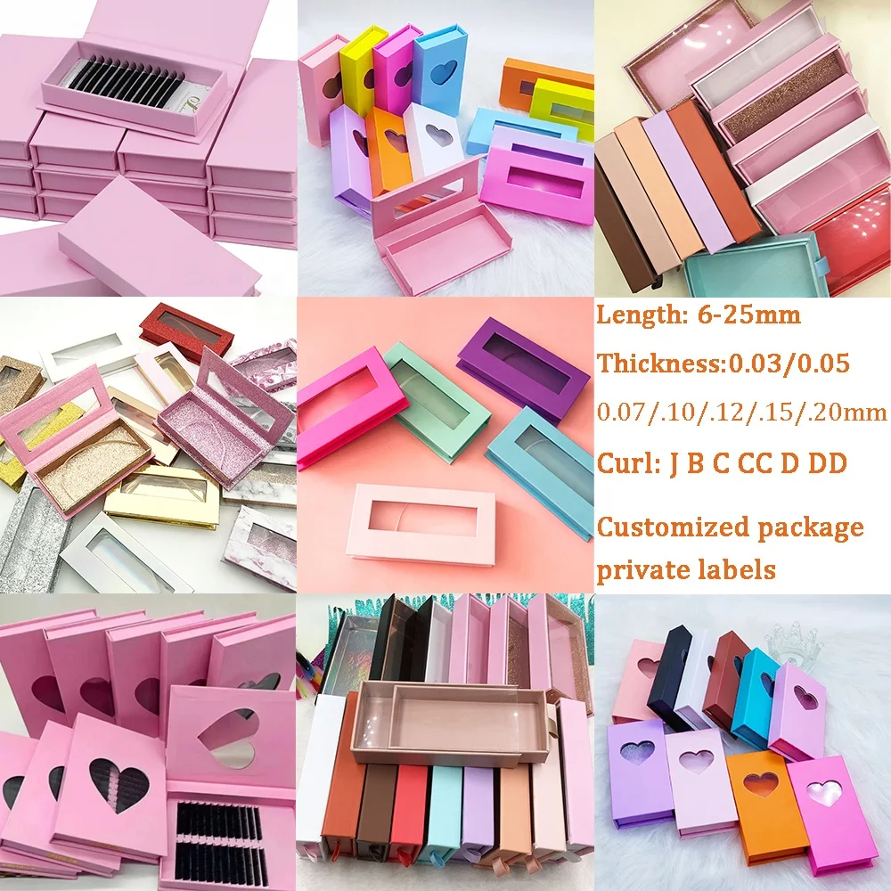 3D 4D 5D 6D Clover Lashes Y W Shape Weave Clover Volume Lash Extension Private Label Clover Lashes