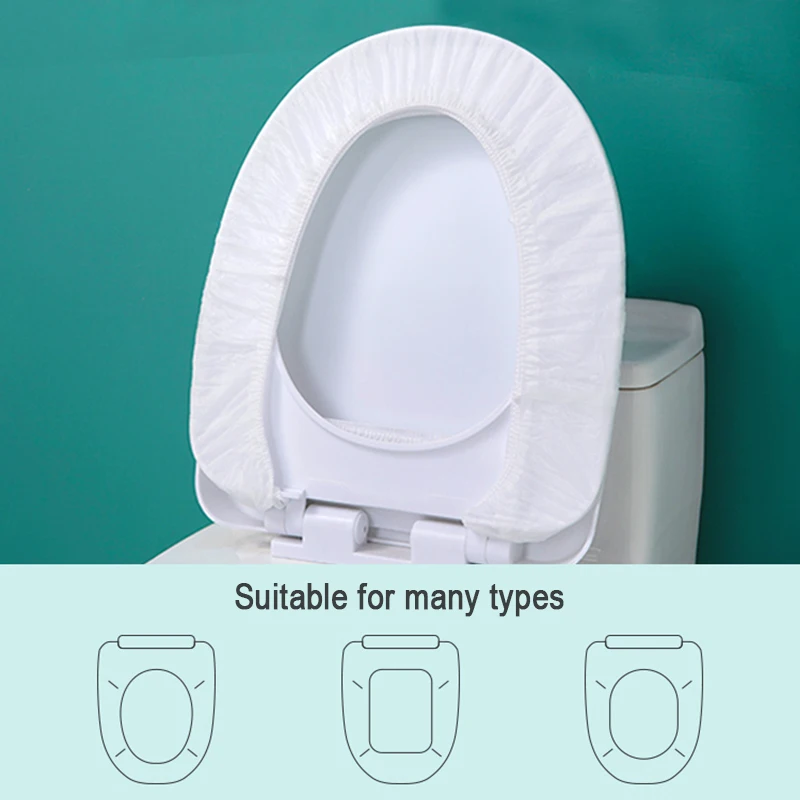 Custom Non-woven  Waterproof Flushable Disposable Paper Toilet Seat Covers for travel