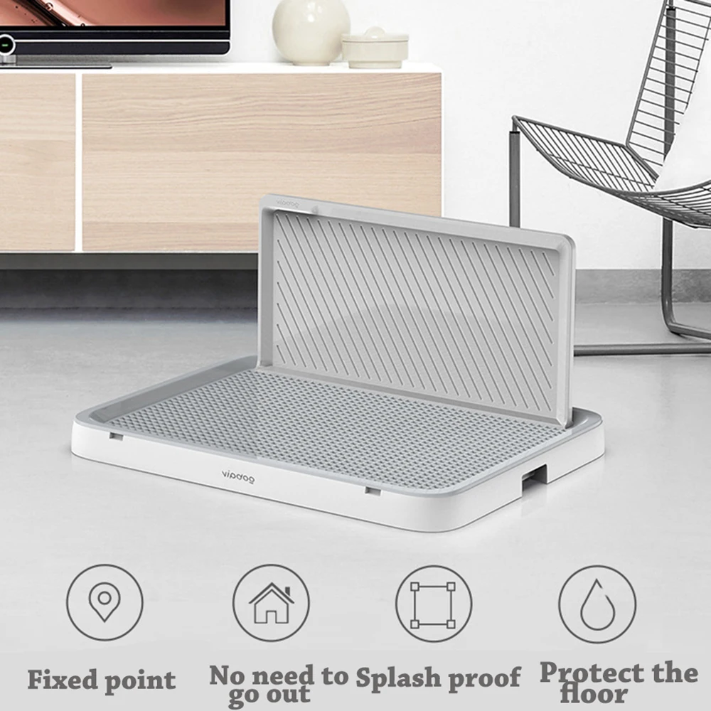 Portable Dog Toilet Holder Litter Box Tray Potty Training Pad Puppy Pet Dog Bedpan Mat Mattress For Small Medium Large Dogs Pee