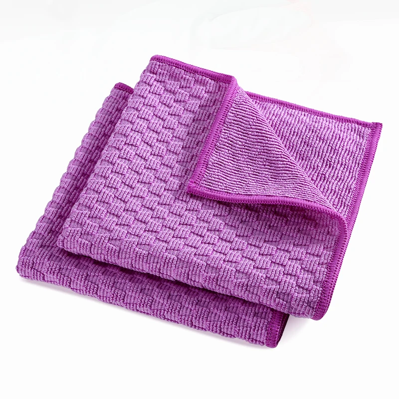 Custom jacquard design microfiber superpol cloth microfiber car cleaning towel universal cloth microfiber Cleaning Cloth