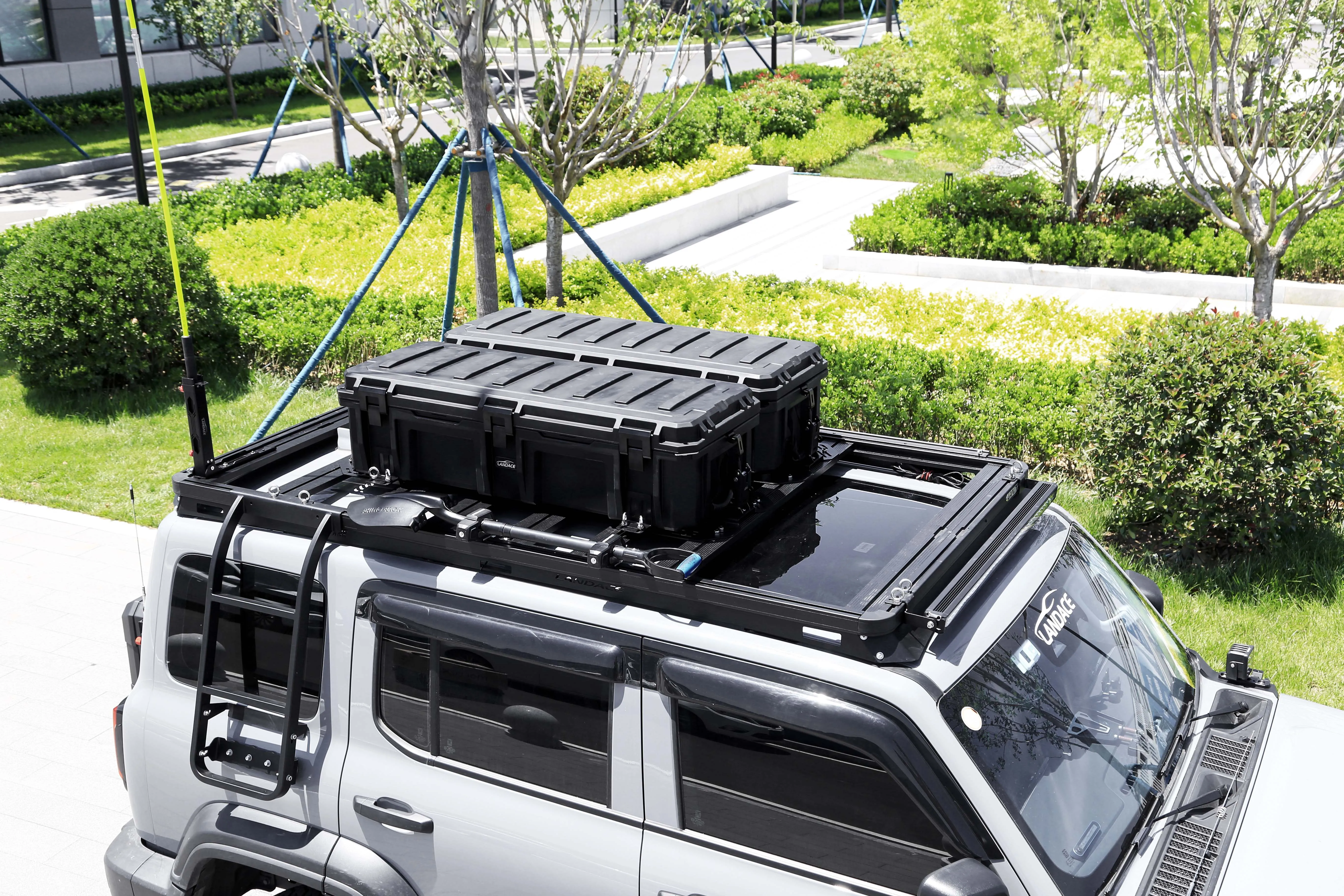4X4 Off Road Roof Rack Storage Box Mounted Heavy Duty Tool Box