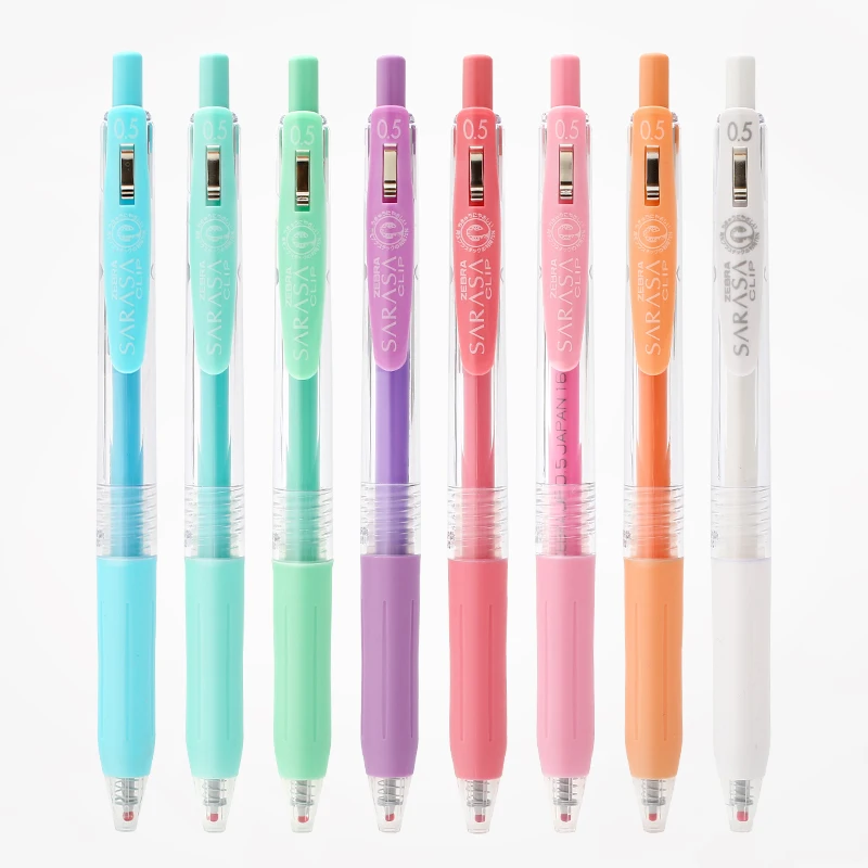  Цветные ручки Zebra SARASA JJ15 ручка для рисования с белыми цветами 0 5