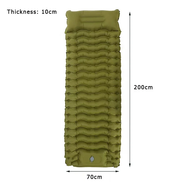 Waterproof Moisture Proof Picnic Tent TPU Roll Up Custom Color Air Bed Cushion Mat Mattresses Pad Inflatable Cushion With Pillow