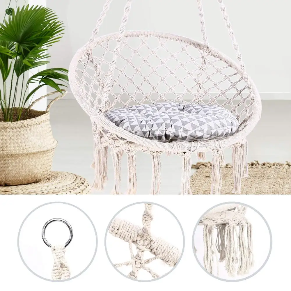 Patio Swing swing chair hammock macrame pod chair indoor or outdoor chair garden furniture
