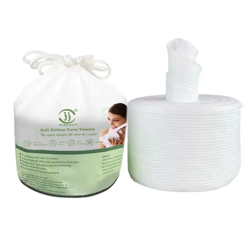 Wholesale Disposable Organic Facial Towels Cotton Tissues Baby Towels in Stock