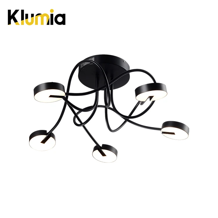  Хит продаж простая современная декорация KLUMIA светодиодный потолочный светильник для гостиной отеля ресторана