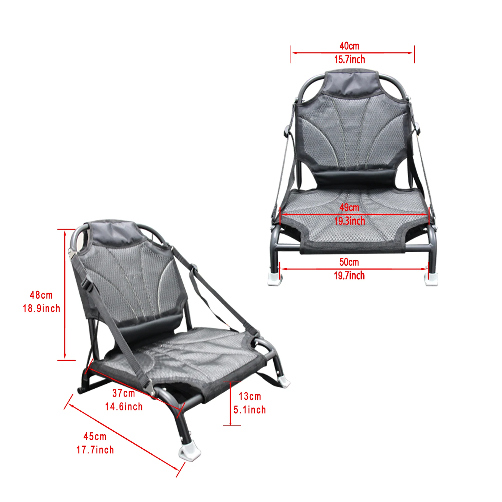 kayak chair Aluminum Frame Folding Kayak Seat Fishing Accessories