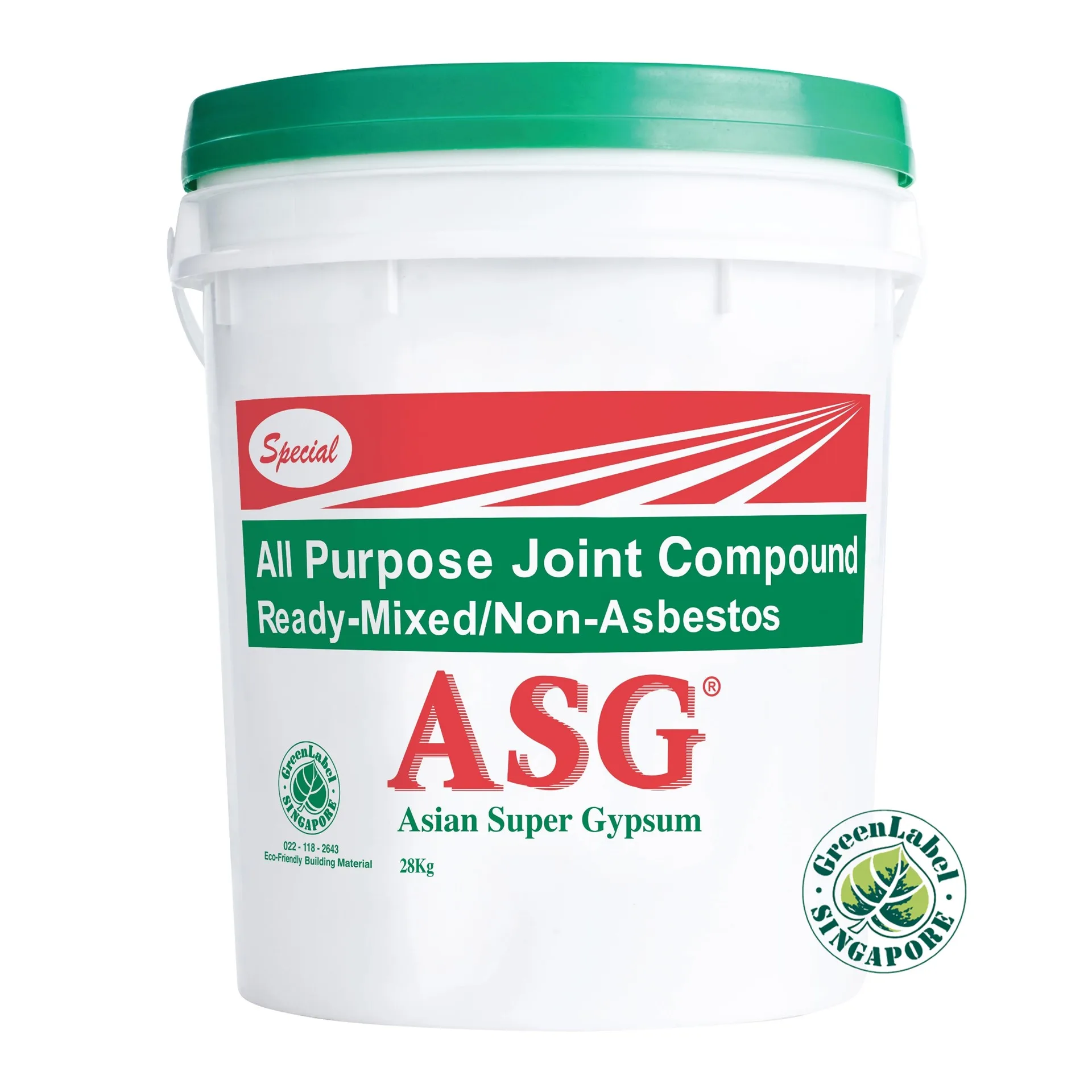 ASG Joint Compound Wall Plastering Compound Wall Putty Gypsum Manufactured in Malaysia