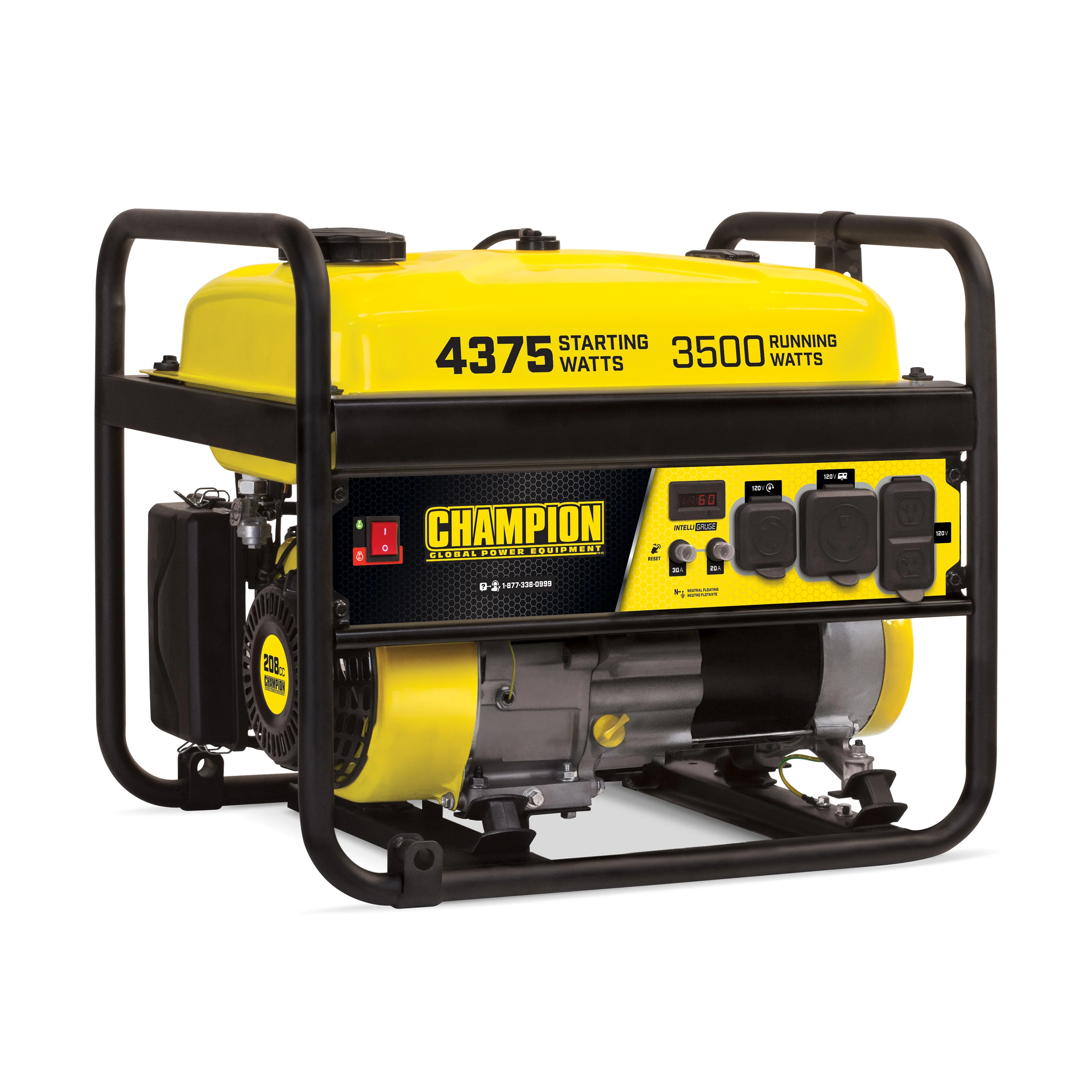 Champion 3kw open frame small power mini gasoline portable generator