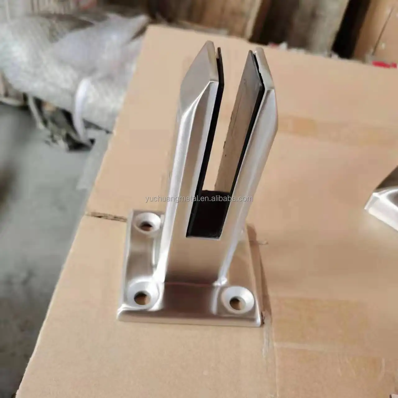 304  316  Mirror Satin Casting Stainless Steel Balustrade Glass Railing Swimming Pool Fence Glass Holder Square Spigot