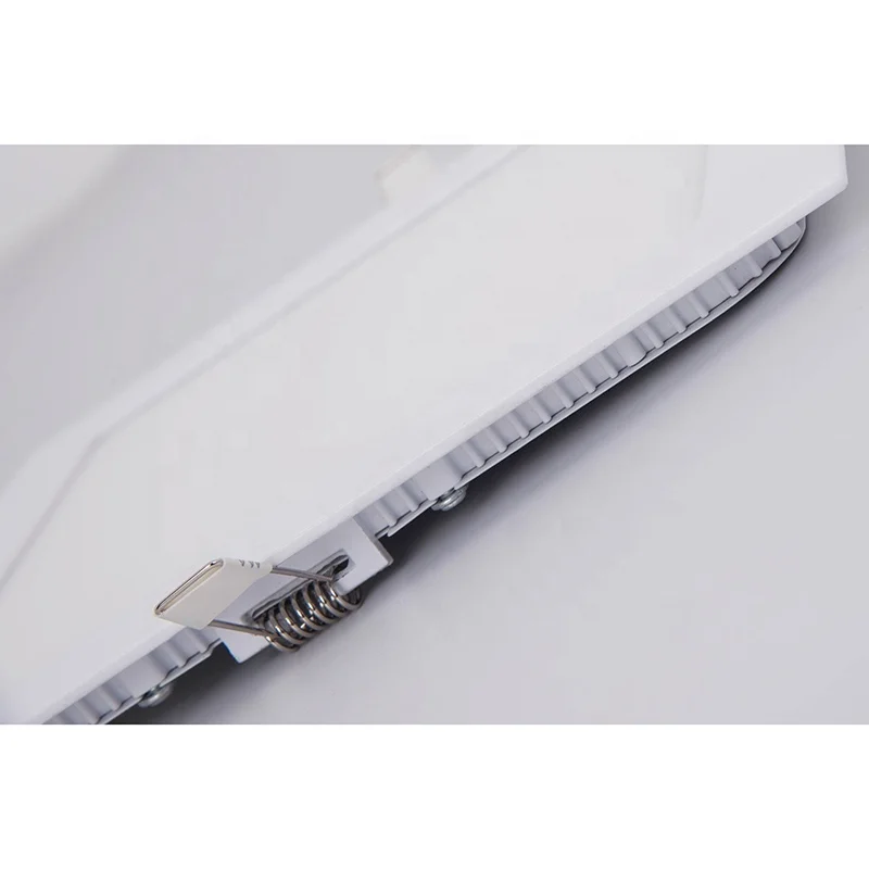
White 2 Years Warranty Square SMD2835 6W Recessed Led Flat Panel Lighting 