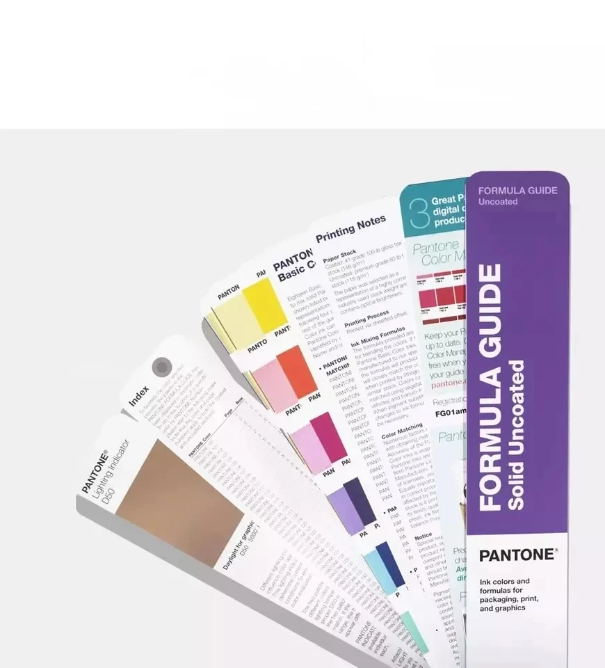 Hot Sale Pantone Formula Guide Set and Color Book GP1601A Coated and Uncoated Color with 2161 Spot Color GP1601A PANTONE Card