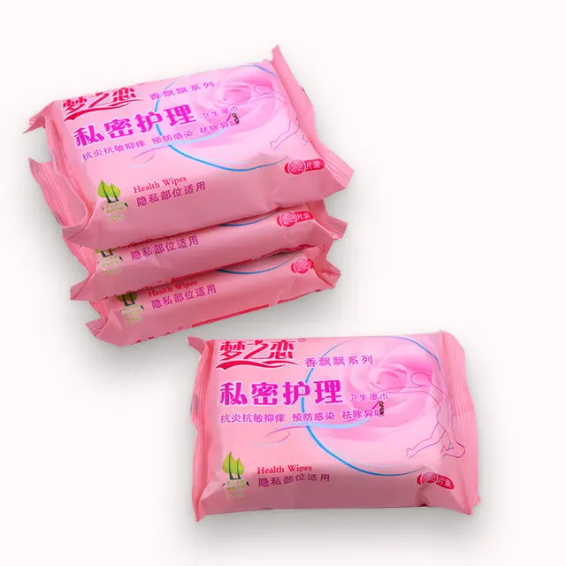 Disposable  Female Intimate Hygienic Cleaning Wet Wipes