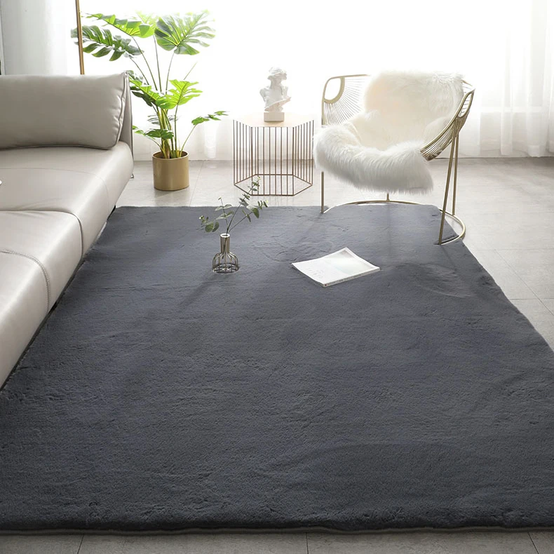 Hot sale living room carpet soft Faux Rabbit Fur carpet rug fluffy luxury carpet for Home Decoration