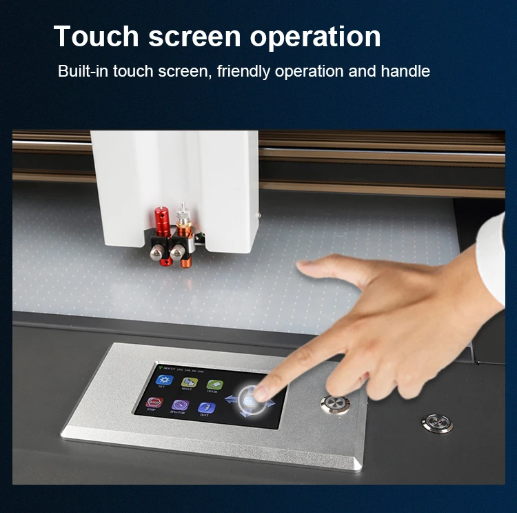 Purcell Wholesales Built-in Camera Auto Contour Flatbed Plotter Reflective Film Flatbed Cutter Plotter For Sale