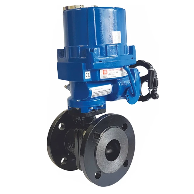 ASME Electrical Motor Actuated Two Pieces Remote Control CF8M Ball valve