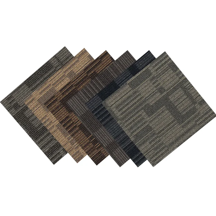 Xnuoao Wholesale PP carpets tile Improved Bitumen backing machine made carpet tiles business commercial office square carpet