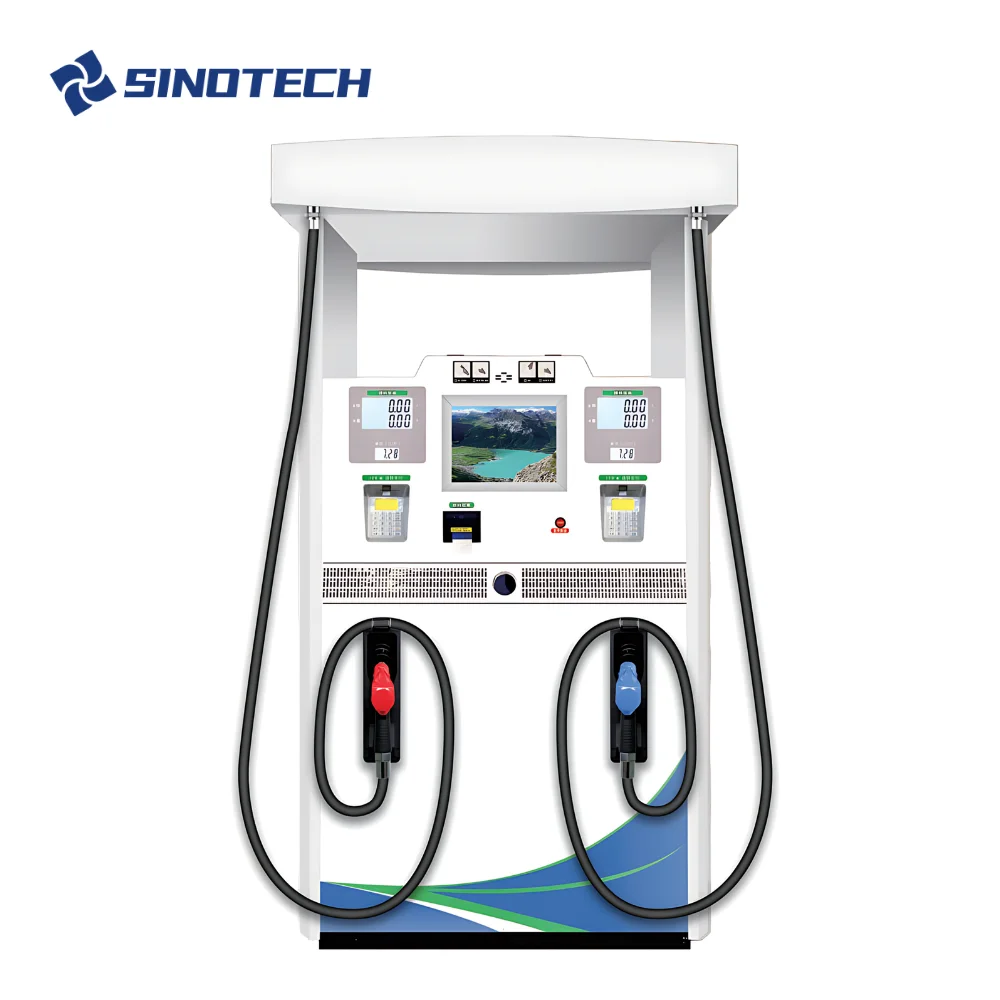 Sinotech 4 шланга с двойным соплом современный ЖК-диспенсер для топлива производитель бензиновый топливный дозатор токхейм распродажа