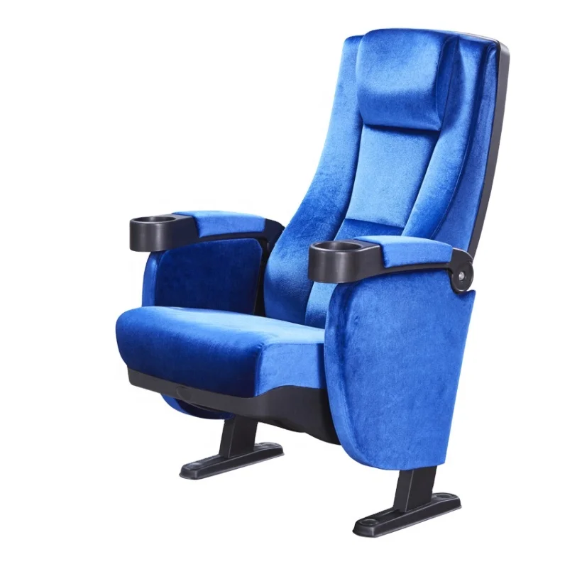 Commercial Plastic Theater Cinema Chair Cinema Seat with Cup Holder