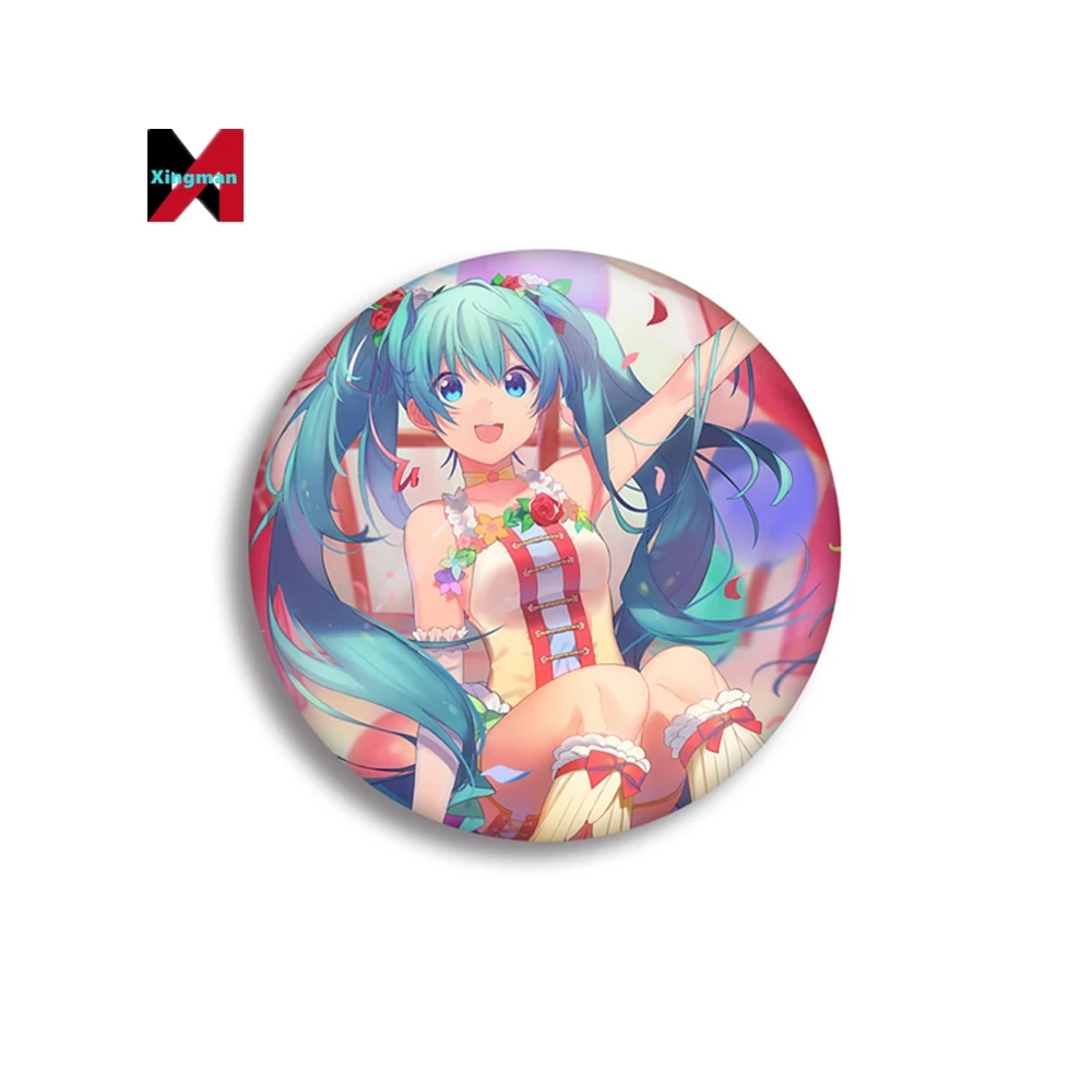 Новинка 2022 брошь с подвеской в стиле аниме Hatsune Miku mirror sound Lian V home Мег-моча