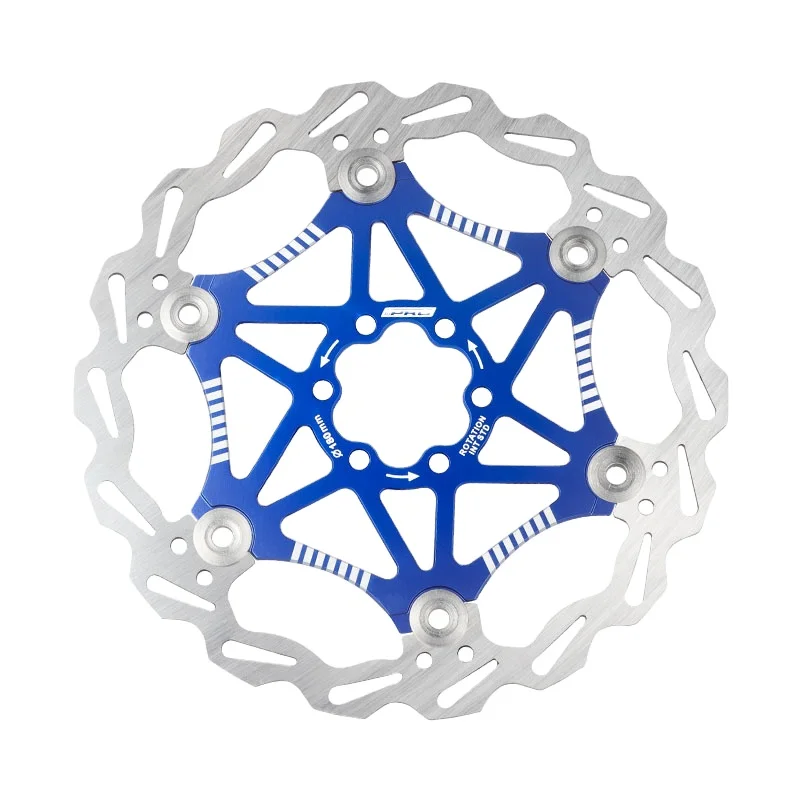 IIIPRO-R01 Сверхлегкий плавающий полая конструкция из нержавеющей стали с алюминиевым сплавом 6 болтов велосипедный дисковый тормозной ротор MTB