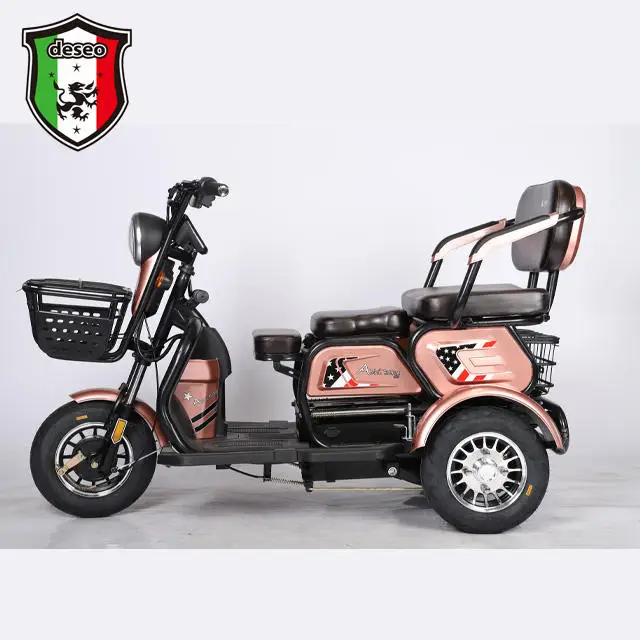Customized high performance color 501 800w moto electric tricycle cargecarryon