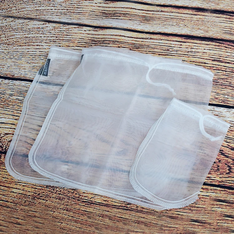 100 150 200 250 300 микрон нейлоновый ореховый молочный фильтр сетчатый мешок