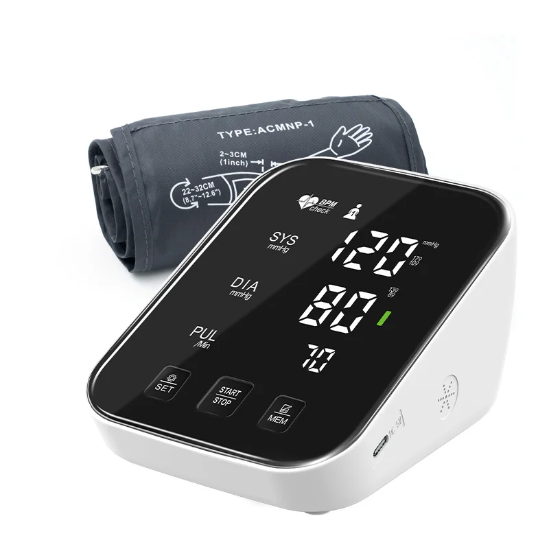 New product in 2024 Sphygmomanometer Blood Pressure Machine Portable Automatic BP Machine