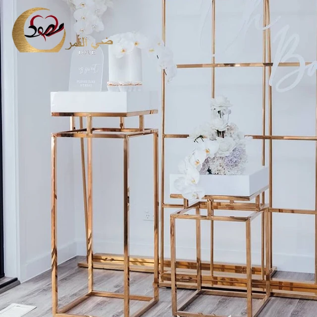 Wholesale hotel events furniture flower stand wedding stage decoration