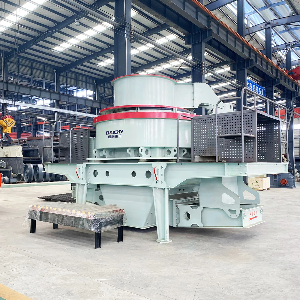Quarry Granite Silica Stone Sand Production Line, River Pebble Glass Sand Maker Machine, Vertical Artificial Sand Making Machine