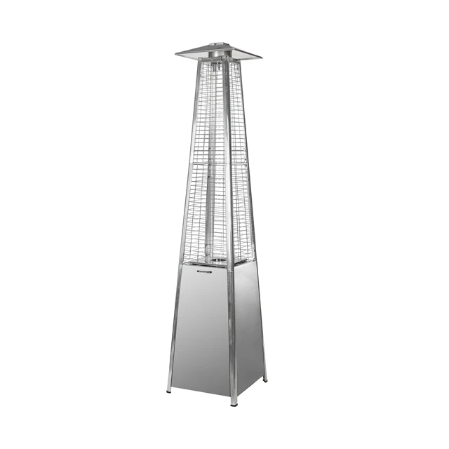 standing pyramid LPG heater real flame patio heater infrared outdoor glass tube patio heaters gas with CE approval